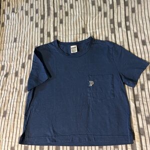 PINK Victoria's Secret Navy Crop Top